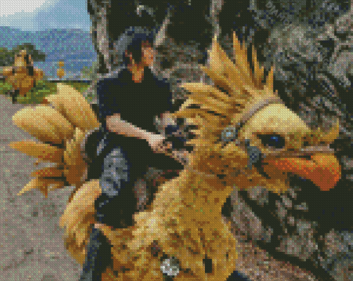 Final Fantasy Chocobo Diamond By Numbers