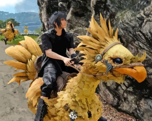 Final Fantasy Chocobo Diamond By Numbers