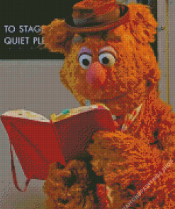 Fozzie Holding Book Diamond Paints