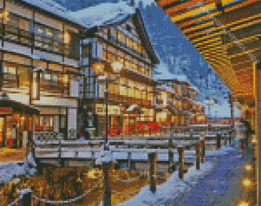 Ginzan Onsen Yamagata Diamond By Numbers