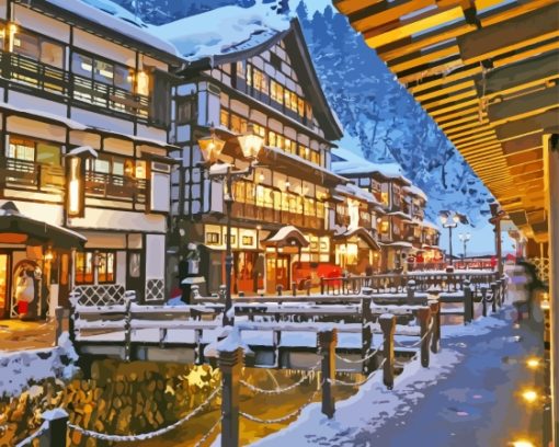 Ginzan Onsen Yamagata Diamond By Numbers