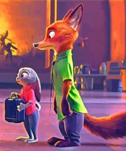 Juddy And Nick Zootopia Diamond Paintings