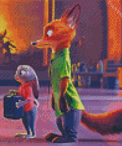 Juddy And Nick Zootopia Diamond Paintings