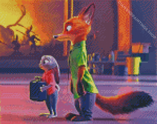 Juddy And Nick Zootopia Diamond Paintings