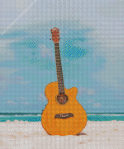 beach guitar Diamond By Numbers