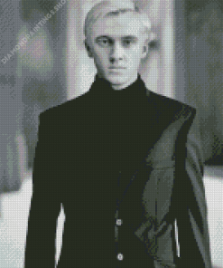 black and white malfoy Diamond Paintings