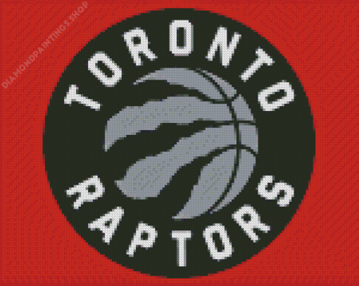 raptors logo Diamond With Numbers