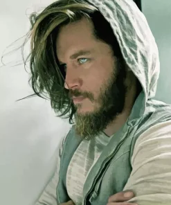 Actor Travis Fimmel Side Profile Diamond By Numbers