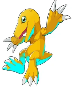 Agumon Digimon Diamond By Numbers