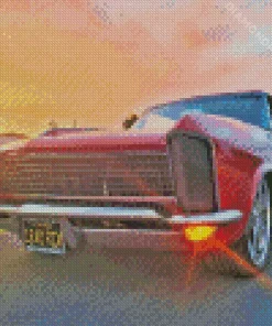 Buick riviera With Sunset View Diamond By Numbers