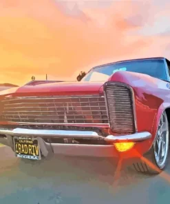 Buick riviera With Sunset View Diamond By Numbers