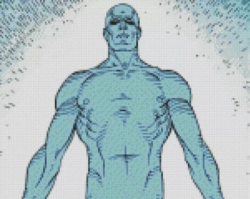 Doctor Manhattan Character Diamond By Numbers