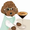 Dog And Espresso martini Diamond By Numbers