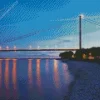 Humber bridge Side View Diamond By Numbers