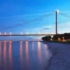 Humber bridge Side View Diamond By Numbers