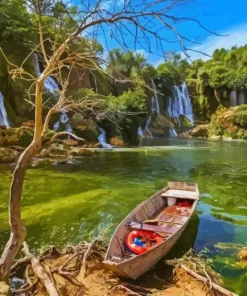 Kravice Waterfall bosnia Diamond By Numbers