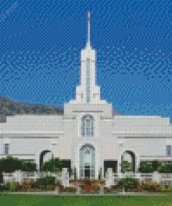 Mount Timpanogos Temple Utah Diamond By Numbers