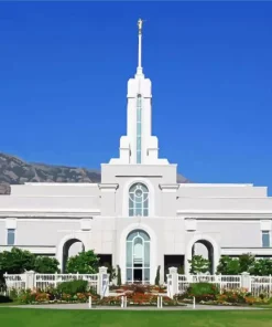 Mount Timpanogos Temple Utah Diamond By Numbers