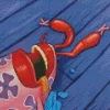 Mr Krabs Sleeping Diamond By Numbers