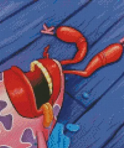 Mr Krabs Sleeping Diamond By Numbers