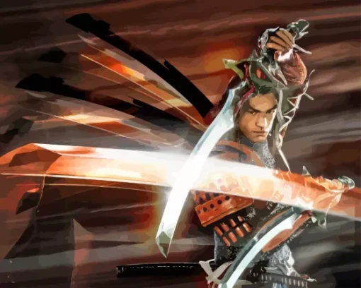 Onimusha game character Diamond Paintings