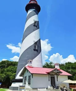 St Augustine Lighthouse florida Diamond By Numbers