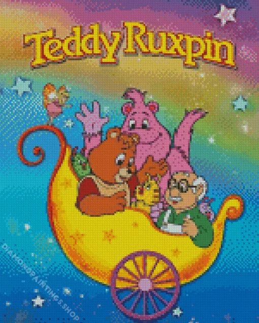 The Adventures of Teddy Ruxpin Cartoon Diamond Paintings