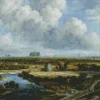 View of Haarlem With Bleaching Fields Diamond By Numbers