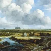 View of Haarlem With Bleaching Fields Diamond By Numbers