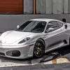 white Ferrari f430 Diamond By Numbers