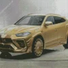 Beige Lamborghini urus Diamond By Numbers