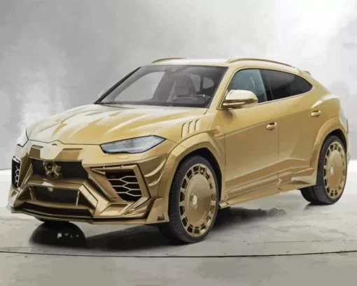 Beige Lamborghini urus Diamond Paintings