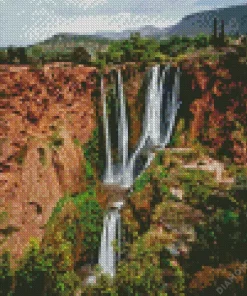 Ouzoud waterfall Diamond Paintings