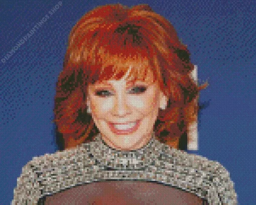 American actress Reba McEntire Diamond By Numbers