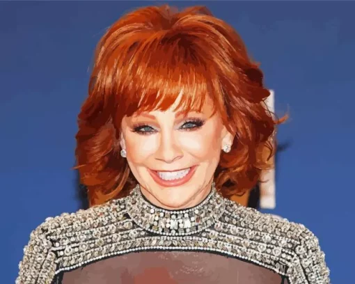 American actress Reba McEntire Diamond By Numbers
