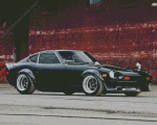Black Nissan 280 Diamond Paints