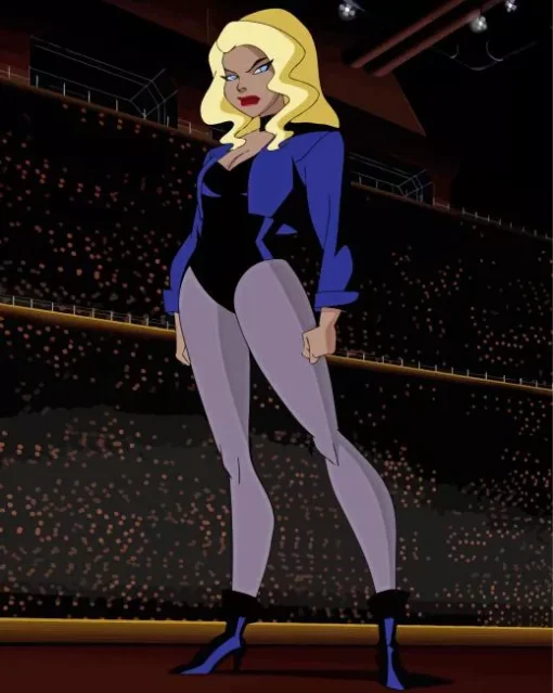 Black canary superhero Diamond Paints