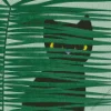 Black cat and plant leaves Diamond Paints