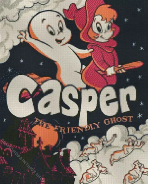 Casper the friendly ghost Diamond Paintings