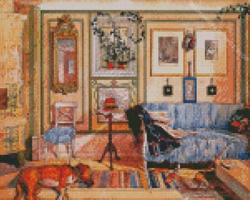 Cosy Corner by Carl Larsson Diamond Paints
