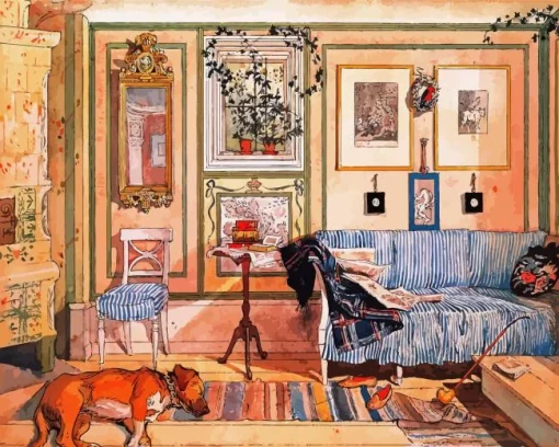 Cosy Corner by Carl Larsson Diamond Paints