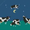 Cow jumping over moon Diamond Paints