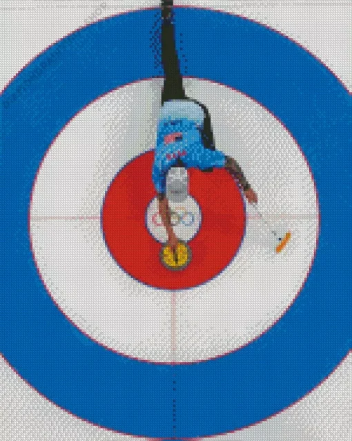Curling Game Diamond Paints