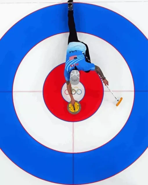 Curling Game Diamond Paints