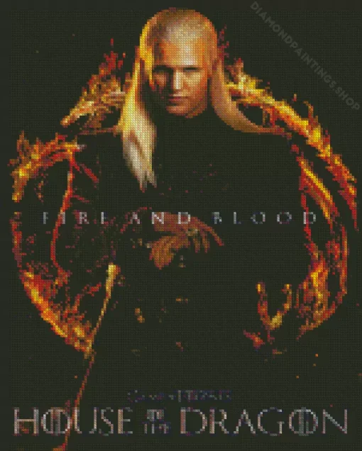 Daemon Targaryen game of thrones poster Diamond Dotz