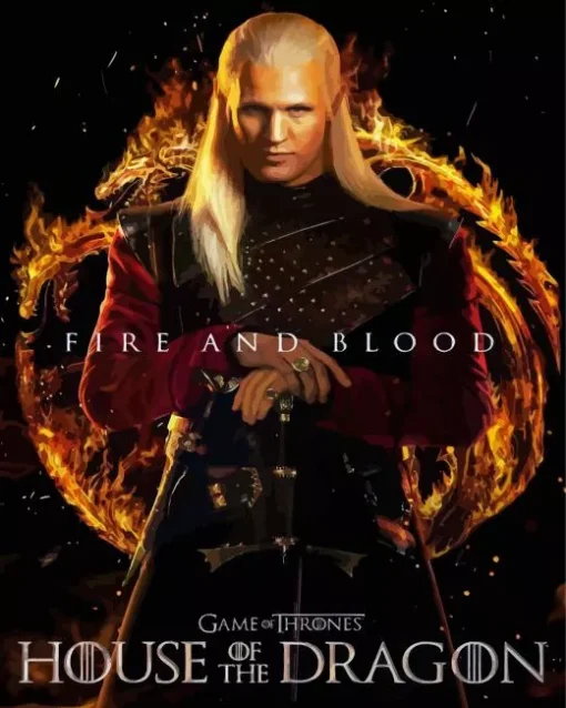 Daemon Targaryen game of thrones poster Diamond Dotz