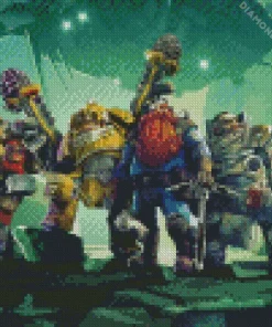 Deep Rock Galactic video game Diamond Dotz
