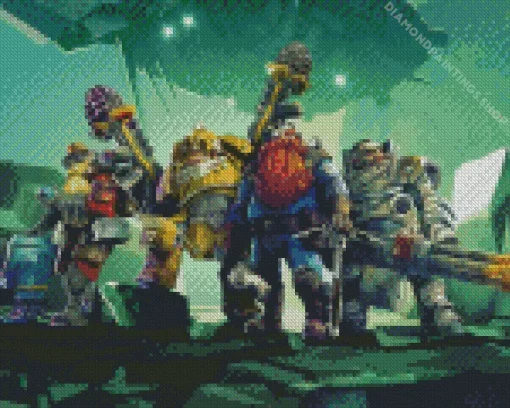 Deep Rock Galactic video game Diamond Dotz