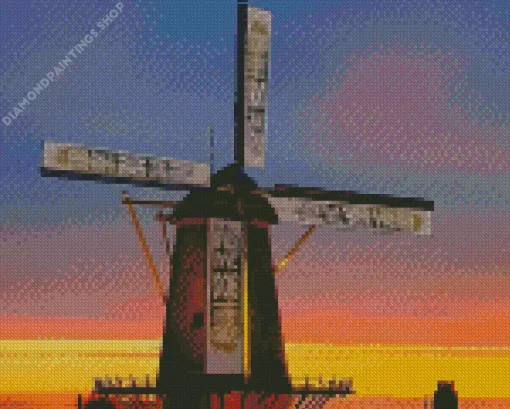 Dordrecht kyck over den dyck sunset Diamond Dotz