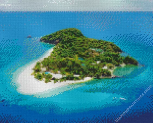 El Nido seascape Diamond Paints